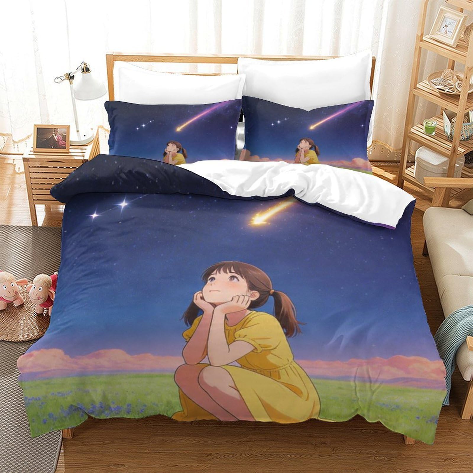Housse de couette ciel étoilé, le cadeau de décoration idéal