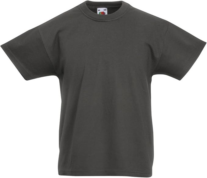 Fruit of the Loom Childrens/Kids Original Short Sleeve T-Shirt (9-11 Years) (Light Graphite)