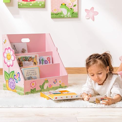 Miniatura 2 de Fantasy Fields - Estantería Magic Garden para niños pequeños, estantería de madera para niños, estantería de 3 estantes para dormitorio, vitrina de