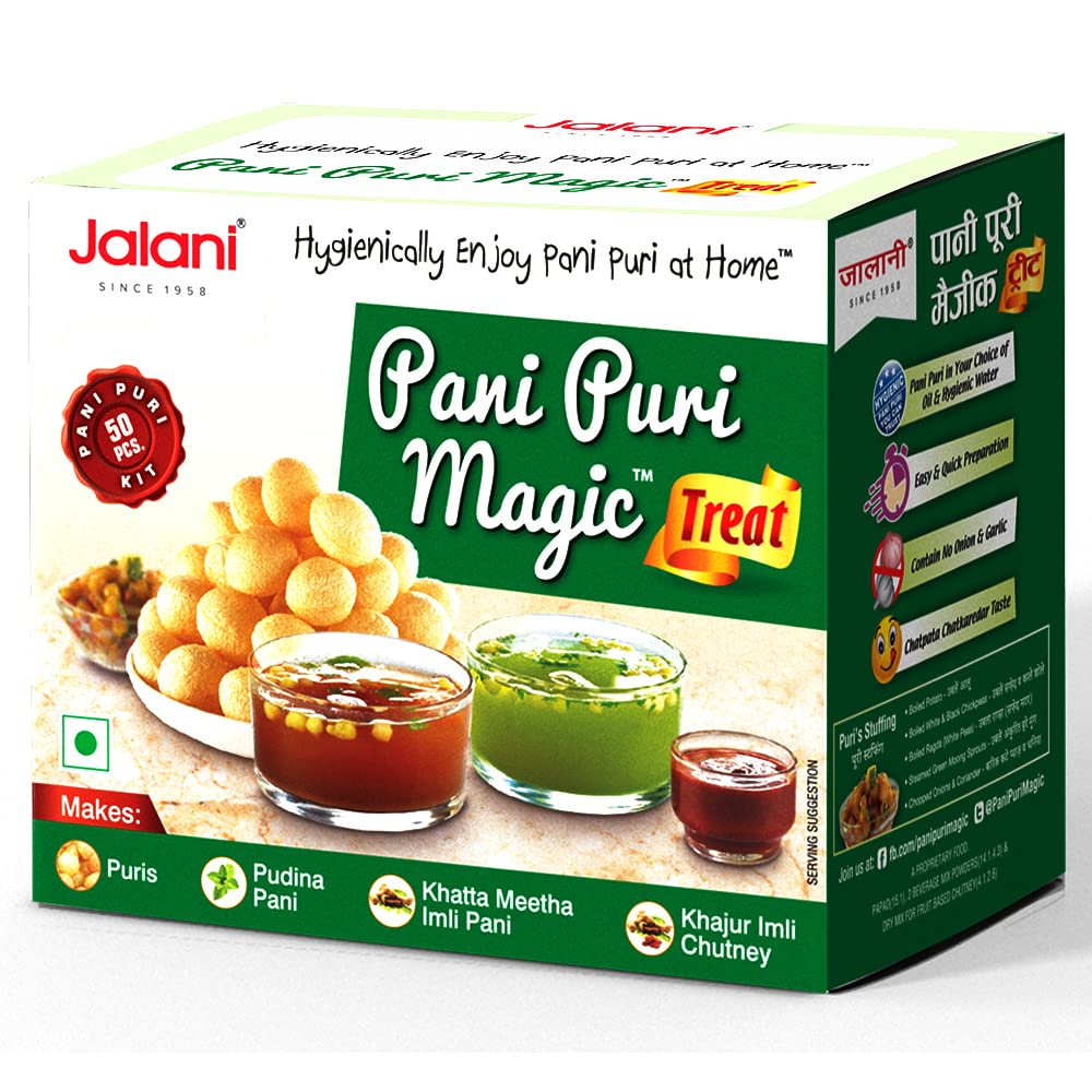SVS, Jalani Pani Puri Magic Treat | Hygienically Enjoy Pani Puri at Home | Indias favourite Street Chat | A++ Grade, 220g (2 Pcs) (B0BY2FW9SY) Amazon Price History, Amazon Price Tracker