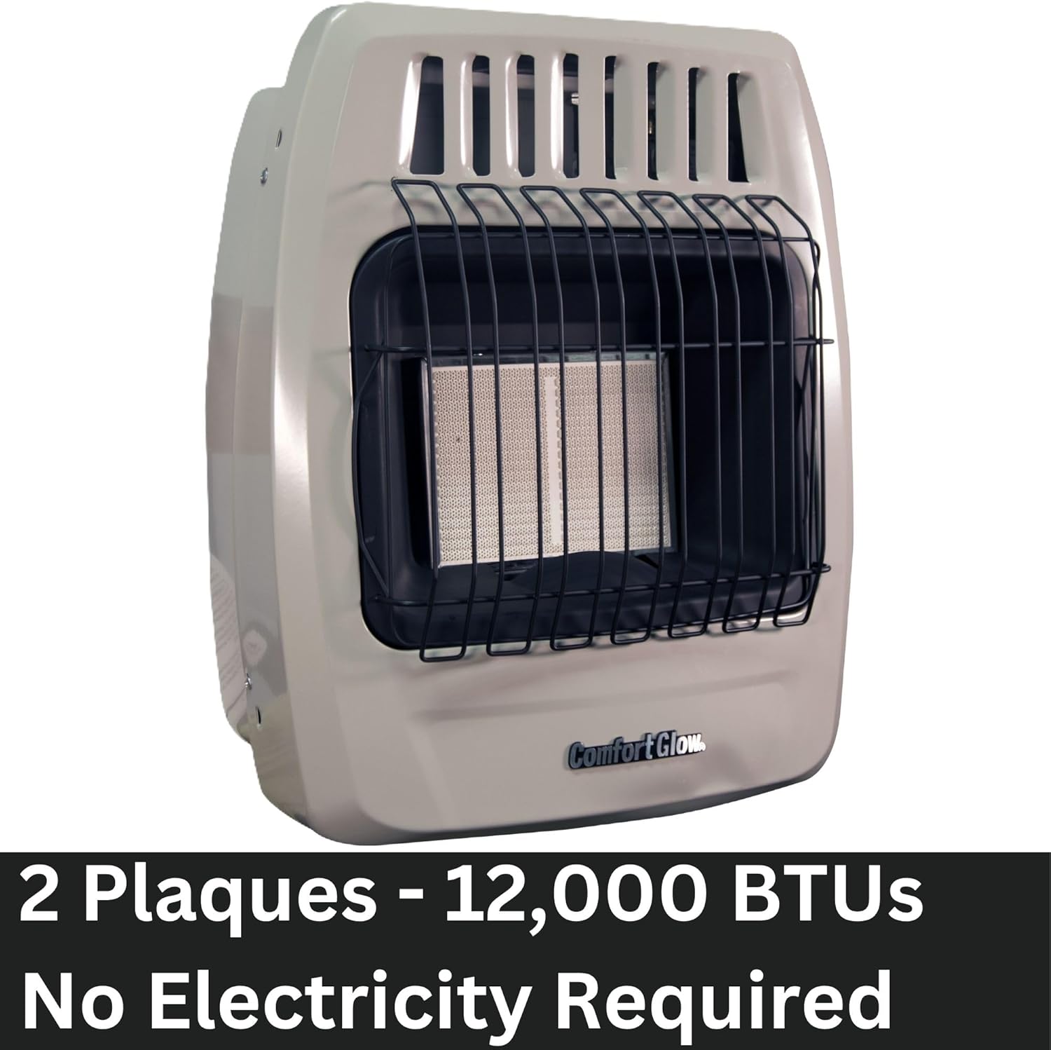 WORLD MKTG OF AMERICA/IMPORT KWN211 2 Plaque 12000 BTU Gas Wall Heater