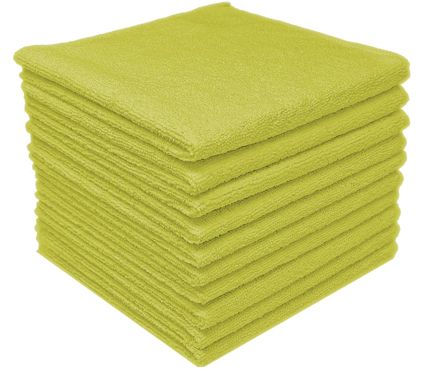 Confezione Da 5 Panni In Microfibra Verdi 30x30 Cm – Riutilizzabili Per Pulizia Auto, Cucina, Piatti