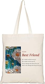 Sister Gifts Best Friend Gifts-Sister Tote Bag Donna Borse Shopping Bags per Sorelle Amiche Sorella Migliore Amica Regali Ispirazione Regali Regalo di Compleanno Regali di Natale