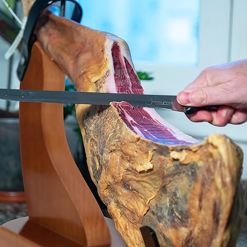 Vista 5 de Jamón Stand Jamonprive con almohadillas antideslizantes - El soporte de jamón original para jamones españoles y jamón italiano
