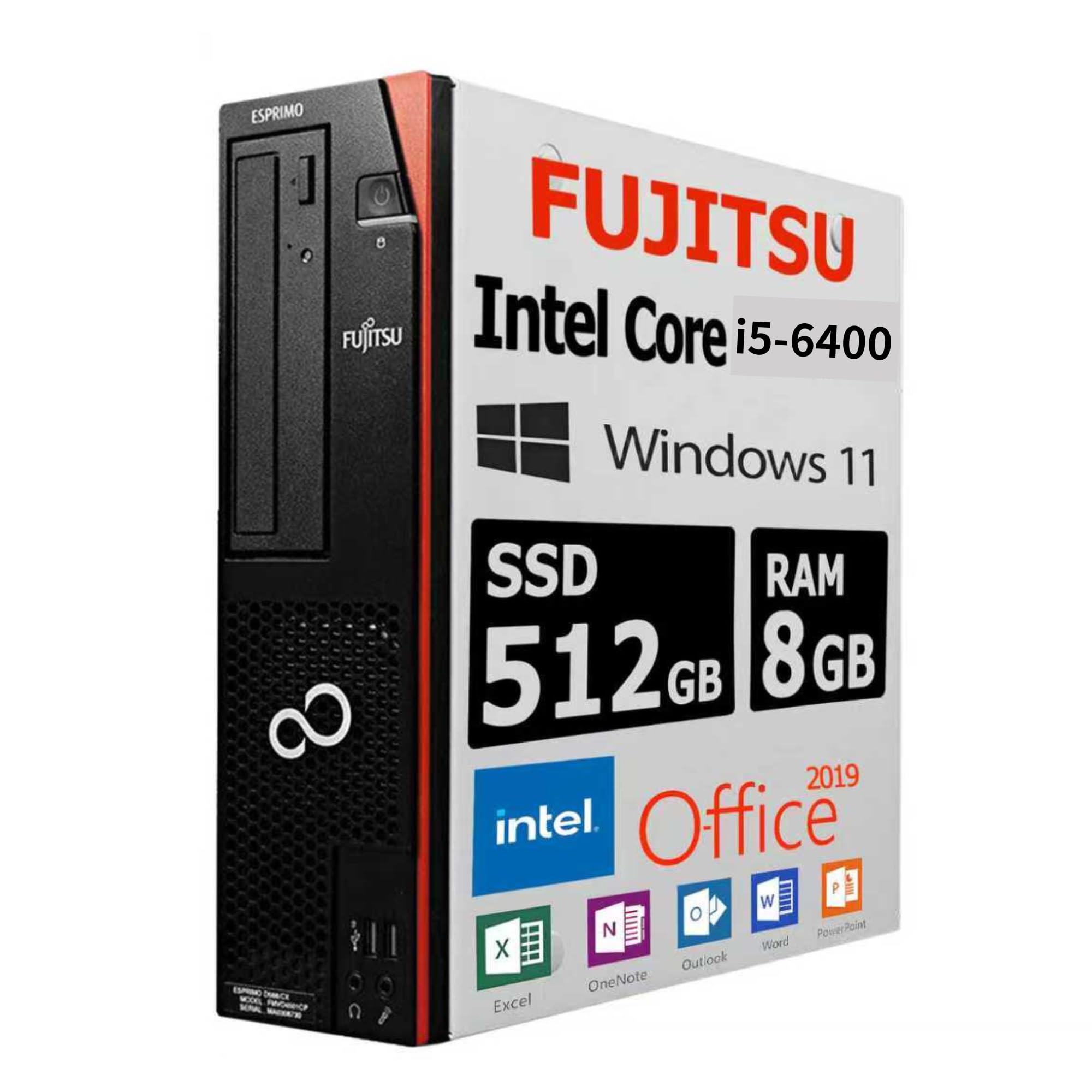 【未使用・即発送】富士通デスクトップPC i5 Office Win11 Amazon.co.jp: 【整備済み品】富士通 デスクトップPC D586/第6世代 i5