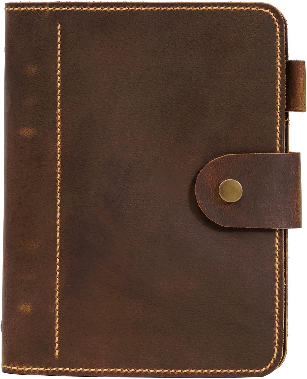 Personalized A5 Leather Organizer Agenda, Custom Travel Journal 6 Ring Binder Notebook, Handmade Leather Journal Notebook, Customized Gift