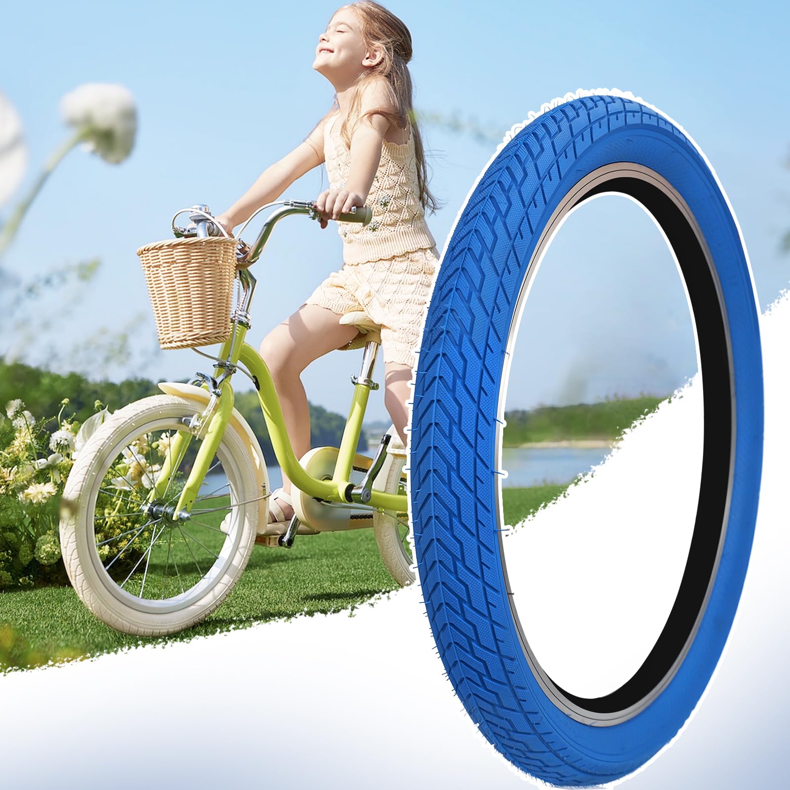 Copertone BMX 20 X 2.35/2.40 Pollici - Tubeless Ready, Gomma Di Qualità, Pressione Max 280 KPa