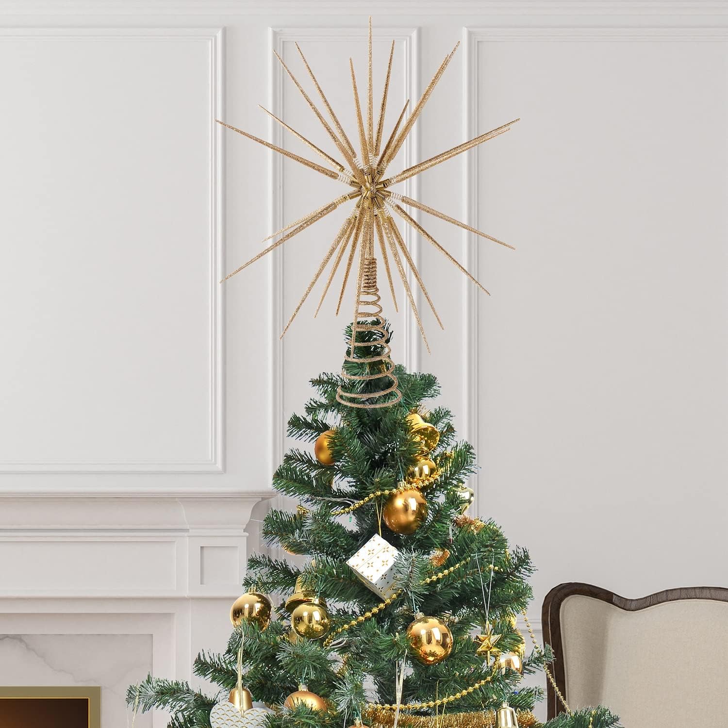 Regency International Starbust Tree Topper Foldable