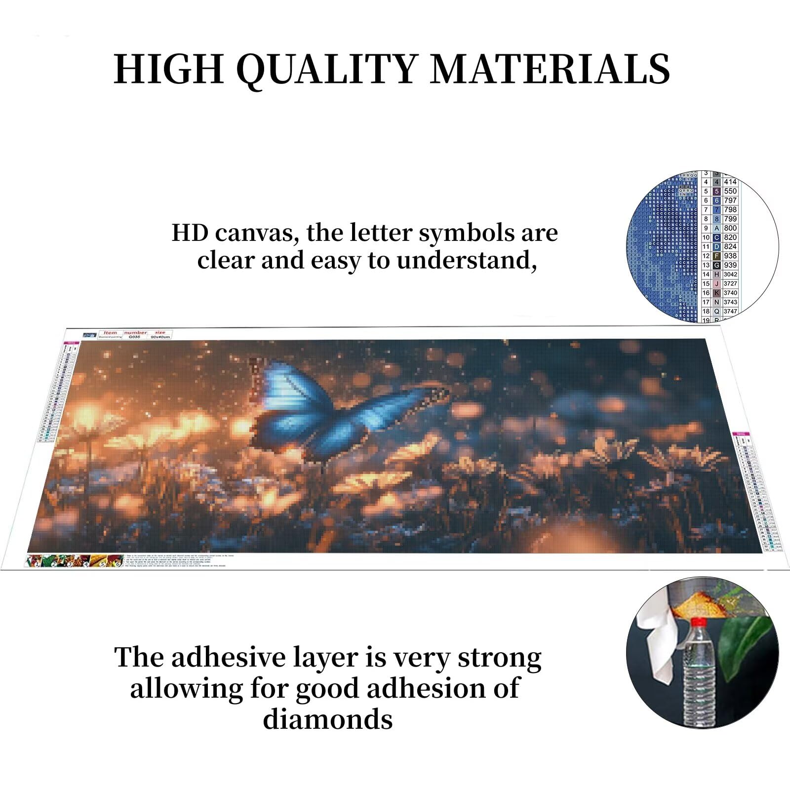 Diamentowe malowanie duży 200x80cm zestaw do malowania diamentowego motyla dla dorosłych, zestaw do rysowania diamentów, zestaw do haftu krzyżykowego, 5D DIY diamentowe malowanie sen dla pokoju