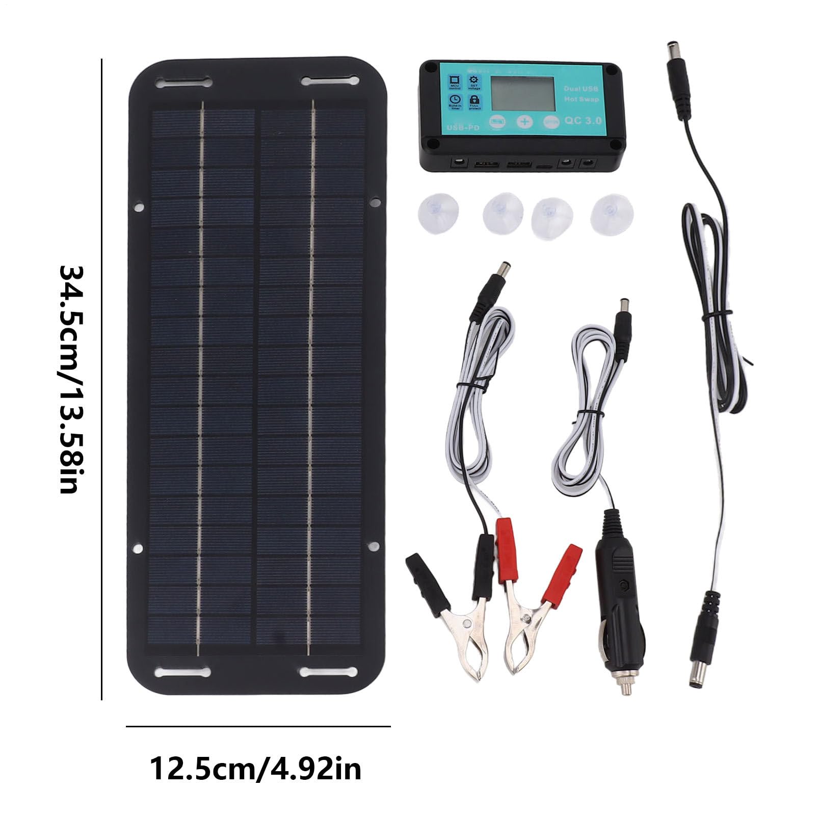 Caricabatteria per auto a pannello solare - Mantenitore di energia | compatta, fonte di veicolo portatile | Efficiente funzione di progettazione di conversione della luce solare, prodotto modulo