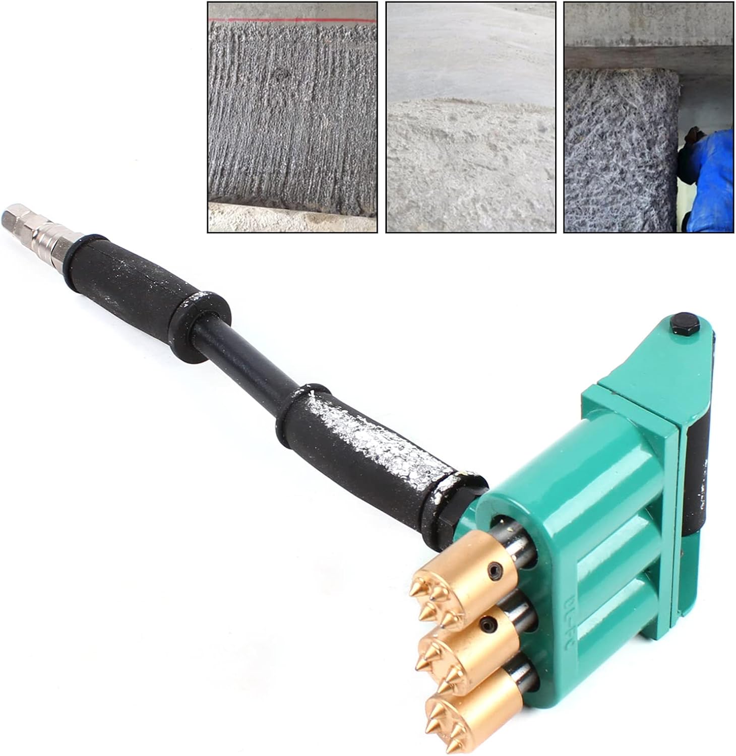 Pneumatic Concrete Chisel, Industrial Handheld Air Chisel, Multi Function Concrete Pavement Processing Tool, Portable Chisel Hammer Machine for Bridge, Tunnel, Subway Construction