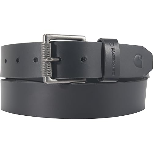 Carhartt Men's Casual Bridle Leather Roller Belts, Available in Multiple Styles, Colors & Sizes