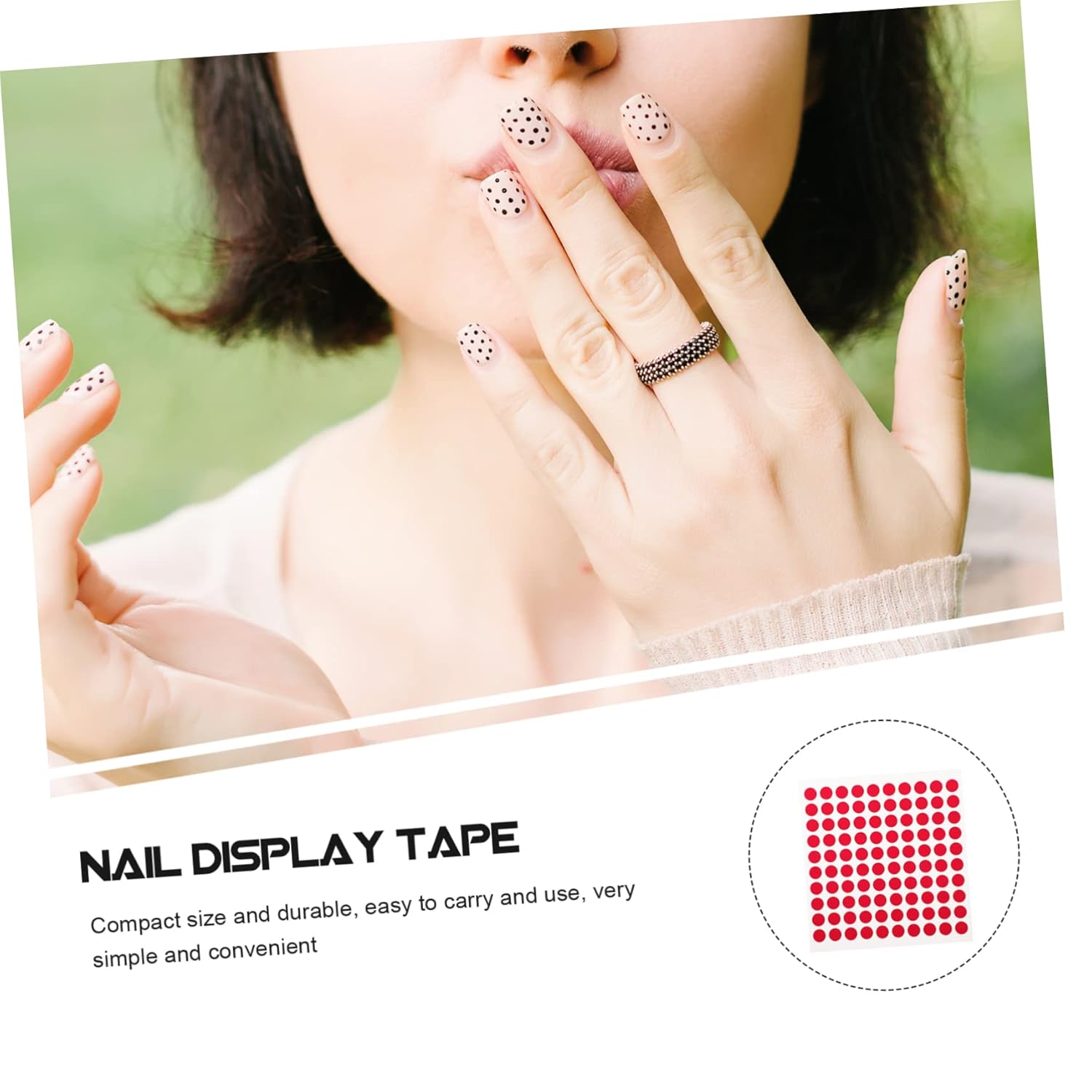 25sets Practical Nail Displaying Tape Design Manicure Nail Display Holder Tape Display Board for Art