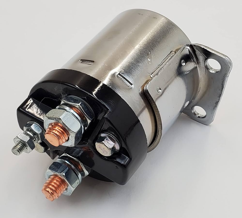 Amazon.com: Chrome Starter Solenoid with Single Mounting