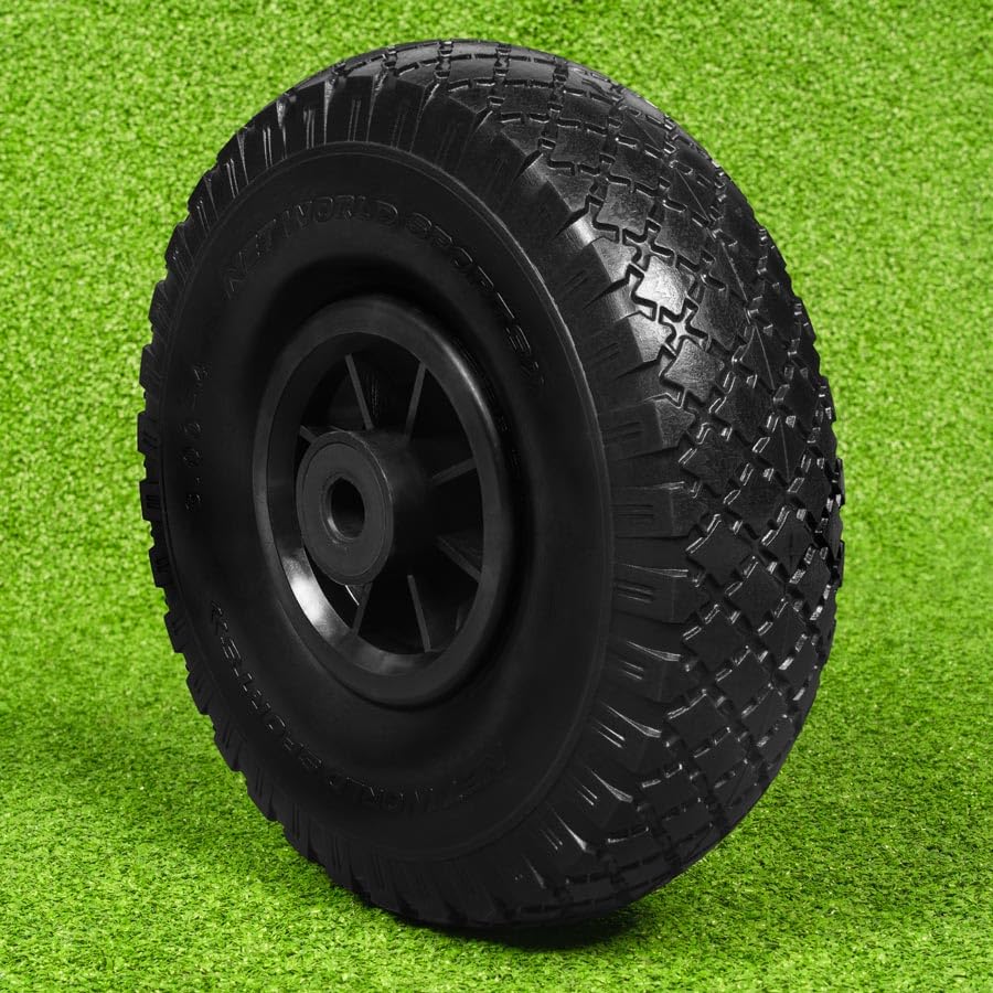 FORZA ALU110 Football Goal Replacement Wheel โ Heavy-Duty 360ยฐ & Lever Wheels โ Durable Micro-Cellular PU Tyre โ UV Stabilised โ 220kg Load Capacity โ Suitable for All Surfaces (360ยฐ Wheels)