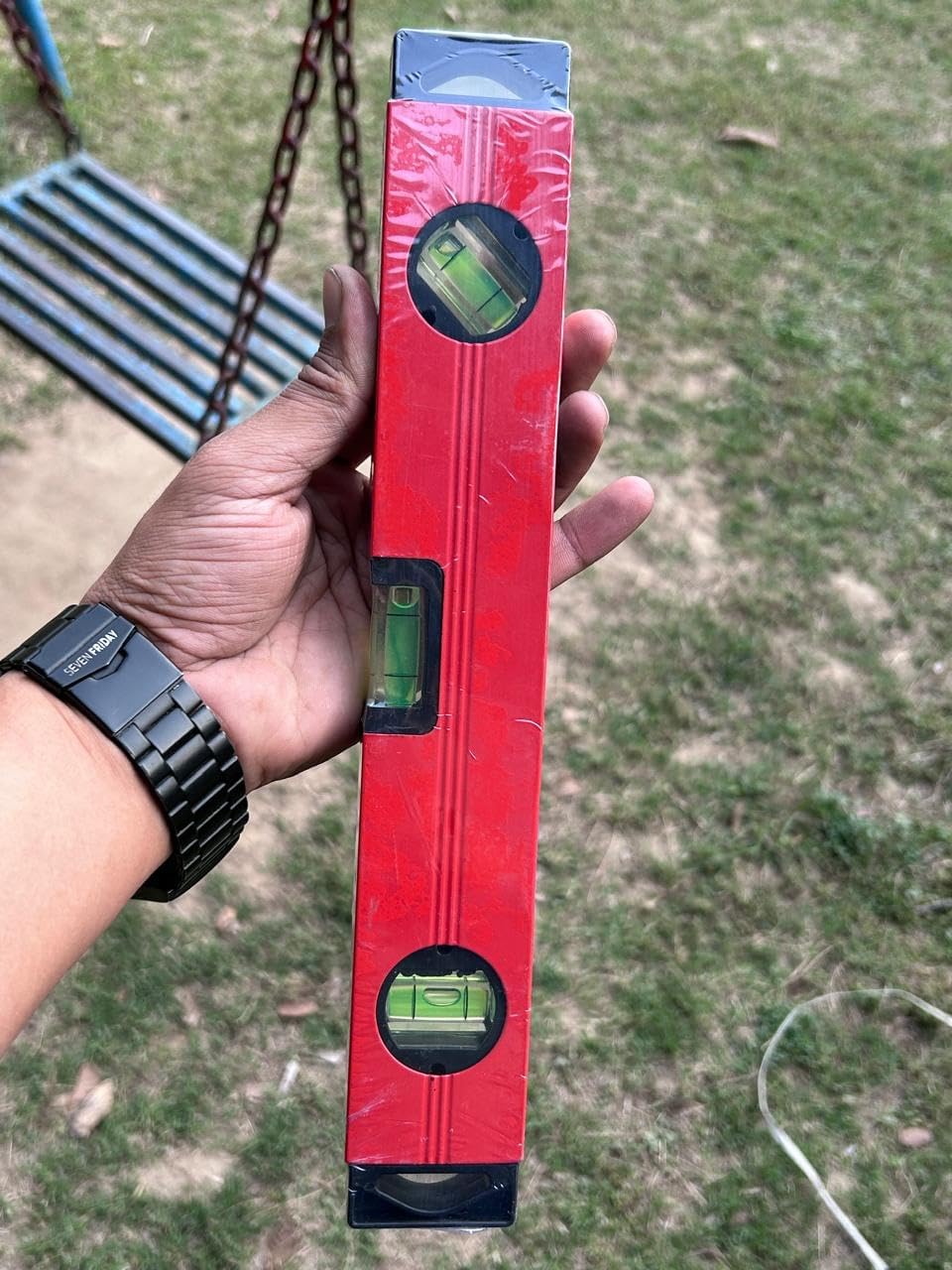 9 Inch Magnetic Torpedo Level with 3 Bubble Vials for Home and Construction Use