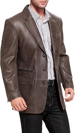 BGSD Men Mark 3-Button Distressed 
