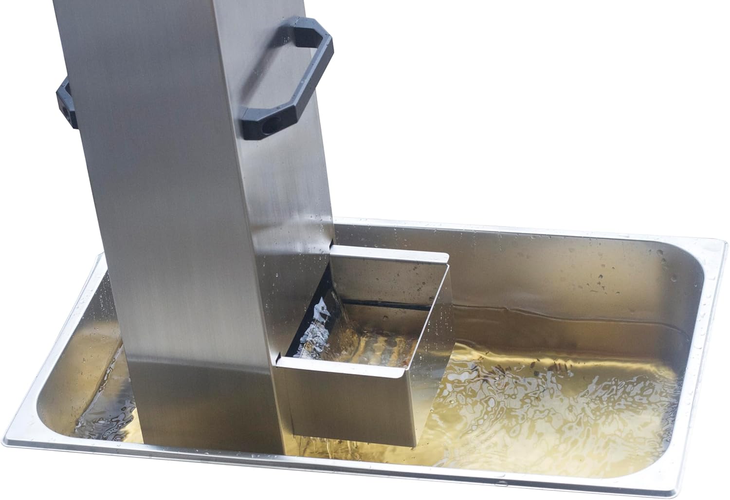 Deep Fryer Oil Filter Machine Automatic Commercial Cooking Oil Filtration System Fryer Filtering Device to Sort Out Food Residues Debris Impurities Against Carbonization Blackening Bad Taste