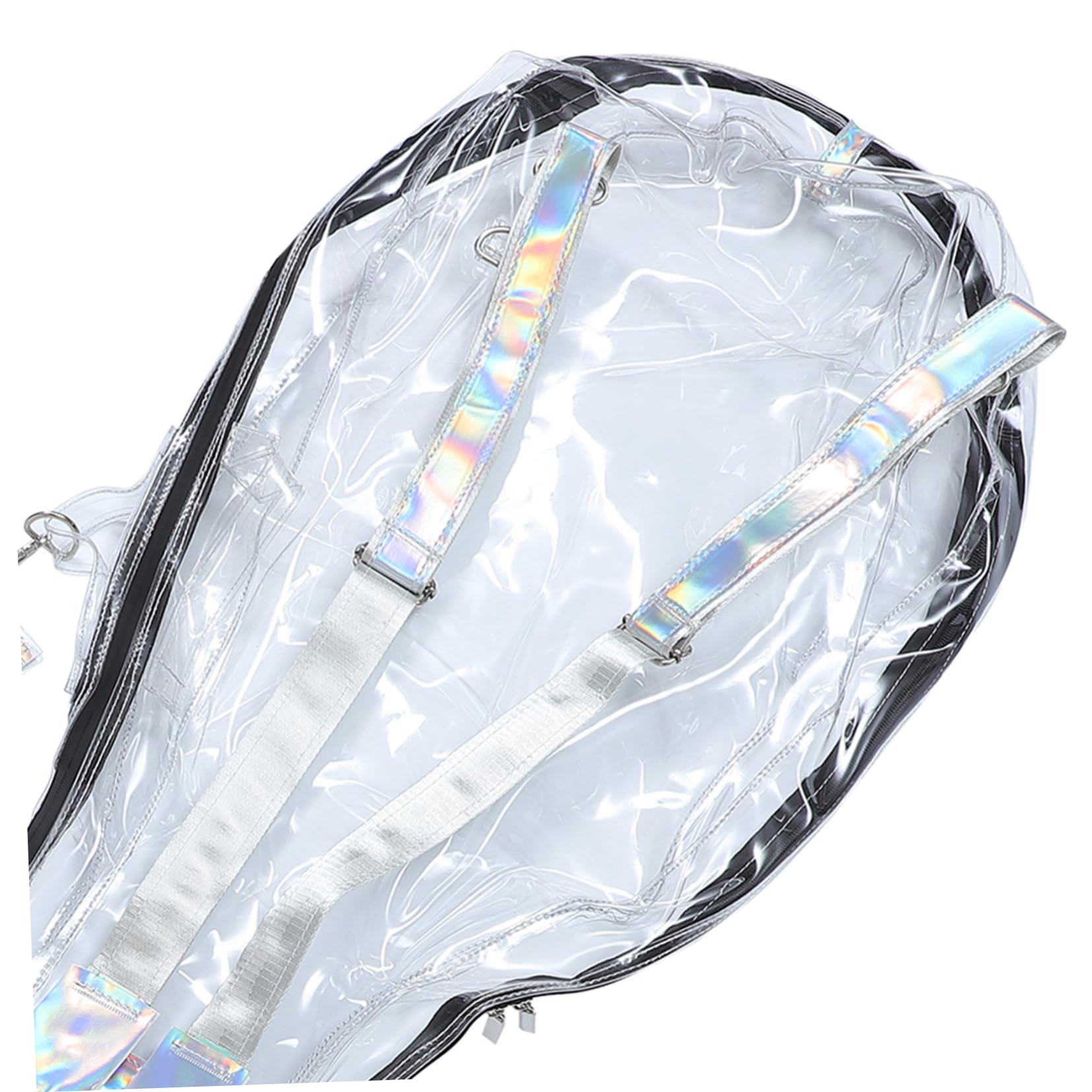 Sosoport Mochila para Guitarra Transparente PC 39 40 41 Pulgadas Blanco