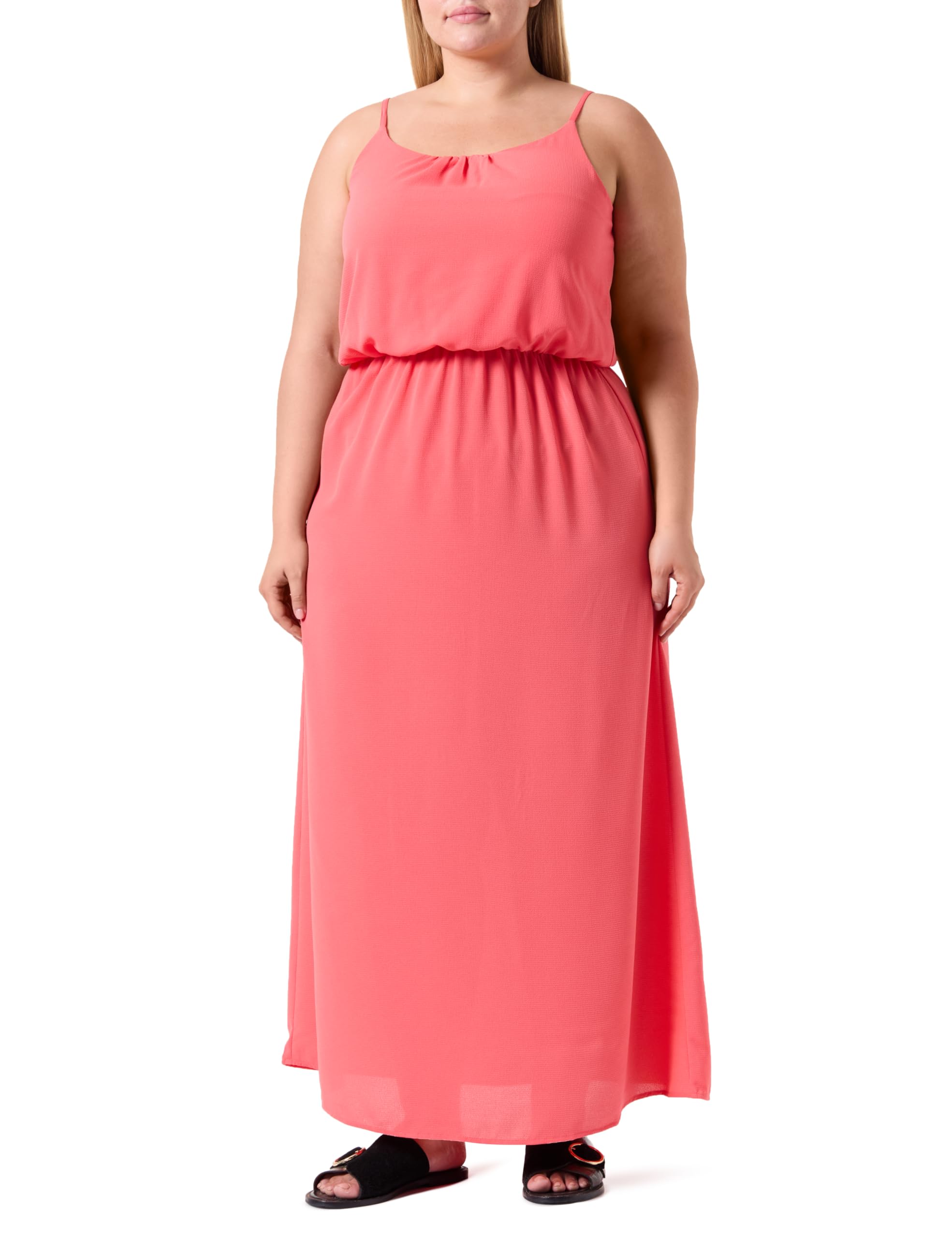 ONLY Onlwinner S/L Maxi Dress Noos Ptm – Abito Lungo Donna – Colore Rosso – Taglia 38 – Maniche 3/4