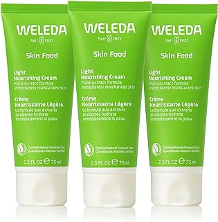 Weleda - Skin Food Light Moisturizing Cream 3-pack - Fast-Absorbing, Ultra-Hydrating Formula with Sunflower Oil and Pansy Extract