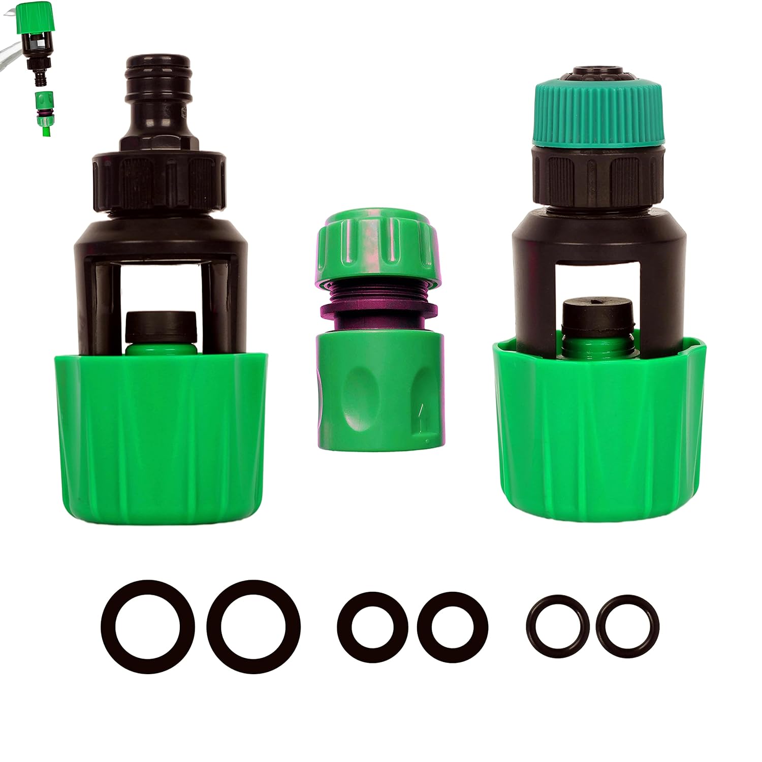 Mixer Tap Hose Connectors Set,Hose to Tap Hose Connectors,Hose Adapter