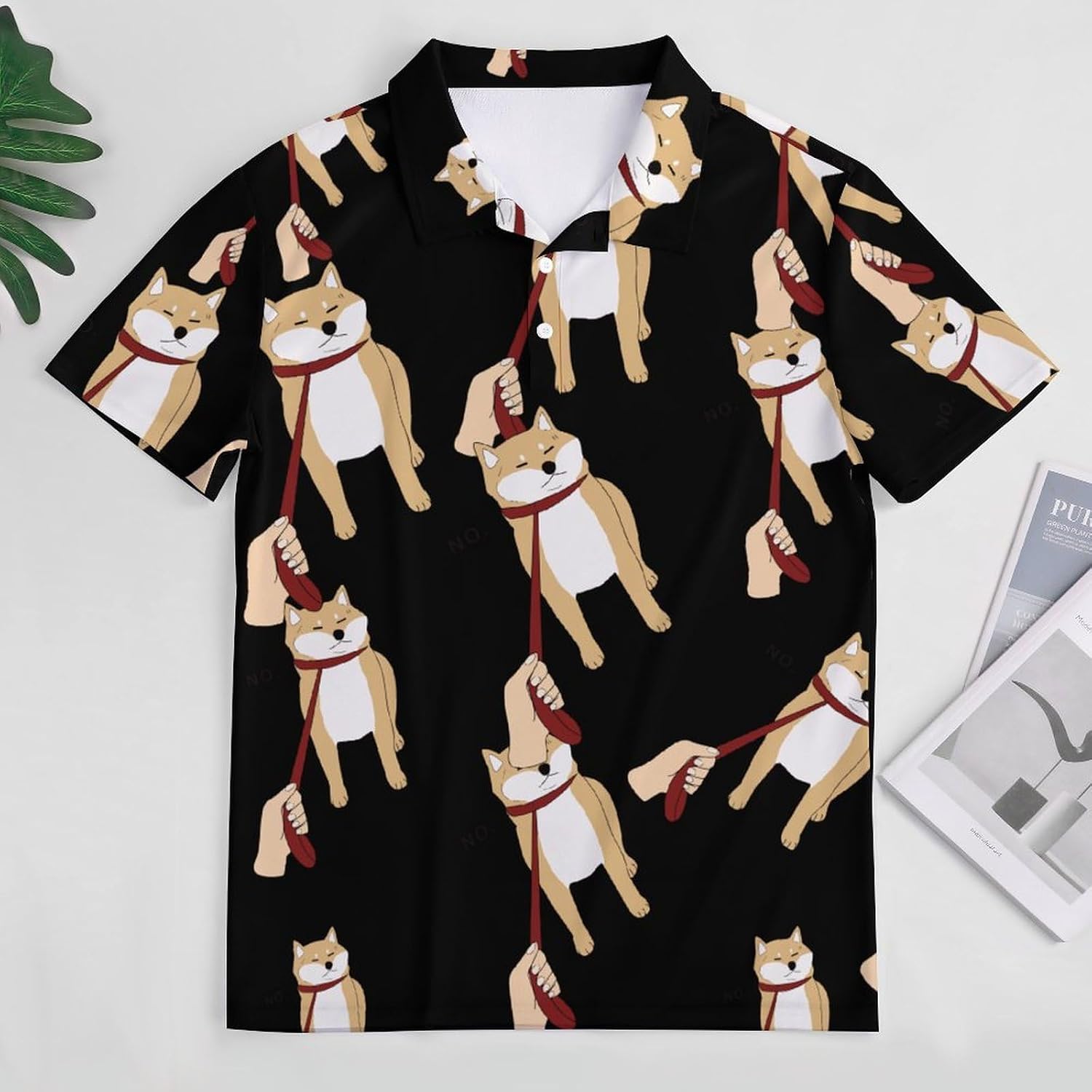 Shiba Inu No Women's Polo Shirt Short Sleeve T Shirts Tennis Tee Casual Tops