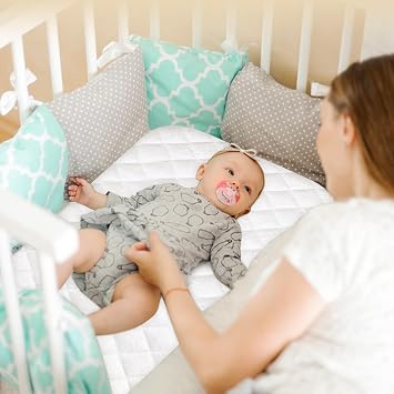 Asatdd Bassinet マットレスパッドカバー Maxi-COSI/Swift 軽量バシネット用 | ウルトラソフト、通気性、快適な2枚パック。