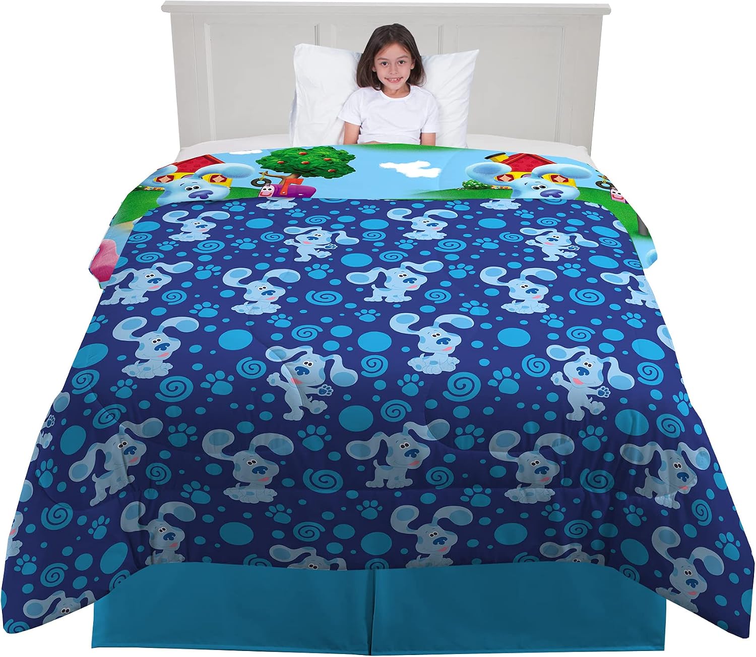 Franco Kids Bedding Soft Microfiber Comforter, Full, Blues Clues