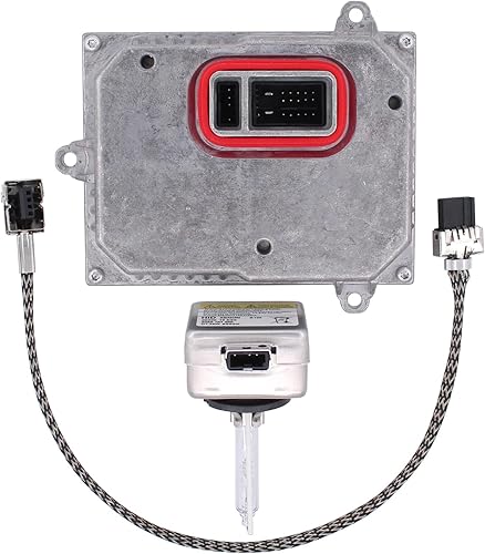 MOTOKU Juego de 3 módulos de unidad de control de balasto de faros delanteros de xenón y arnés de encendido D1S bombilla para Cadillac DTS 2006-2018