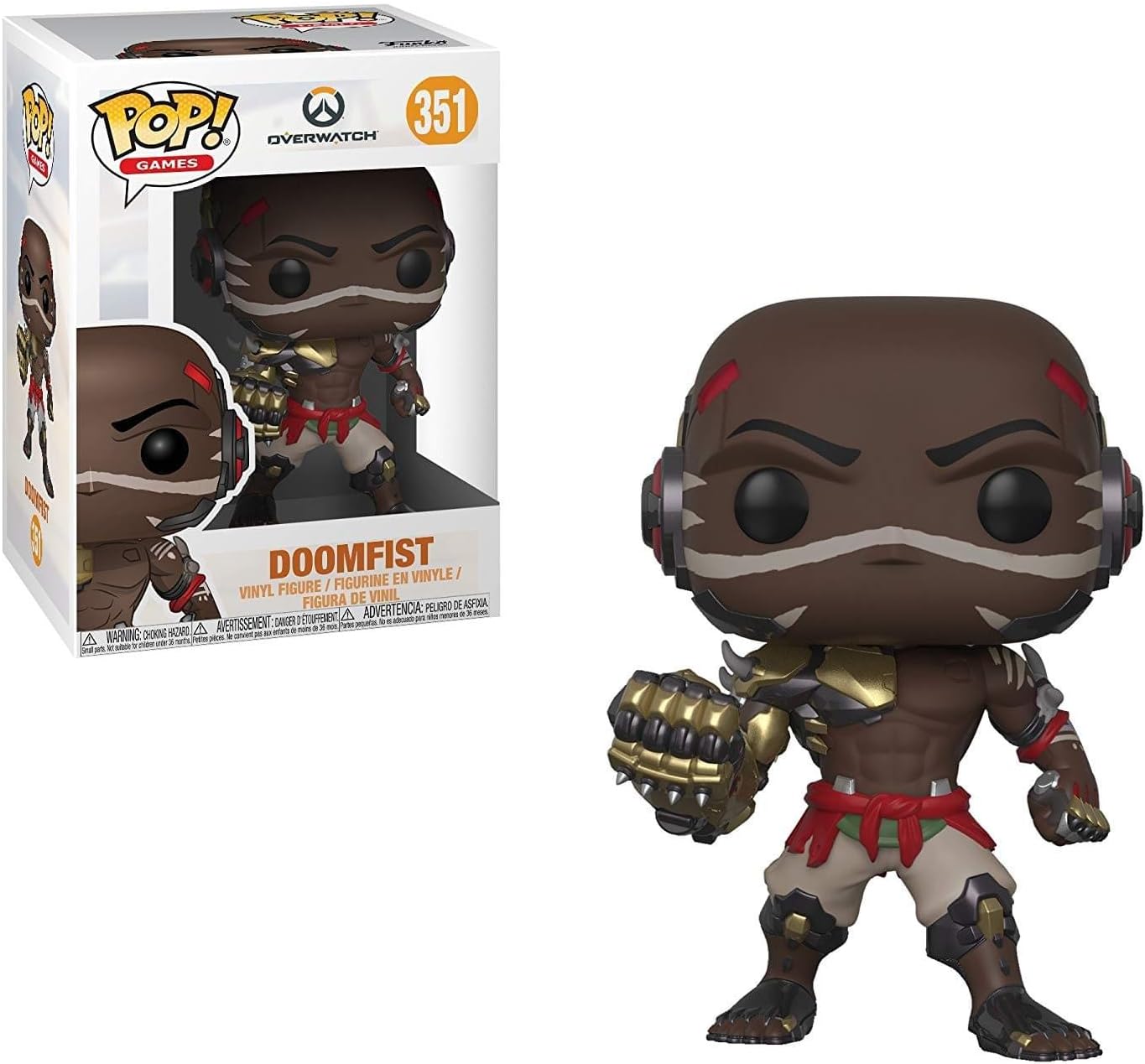 Funko Pop Games: Overwatch - Doomfist Collectible Figure, Multicolor