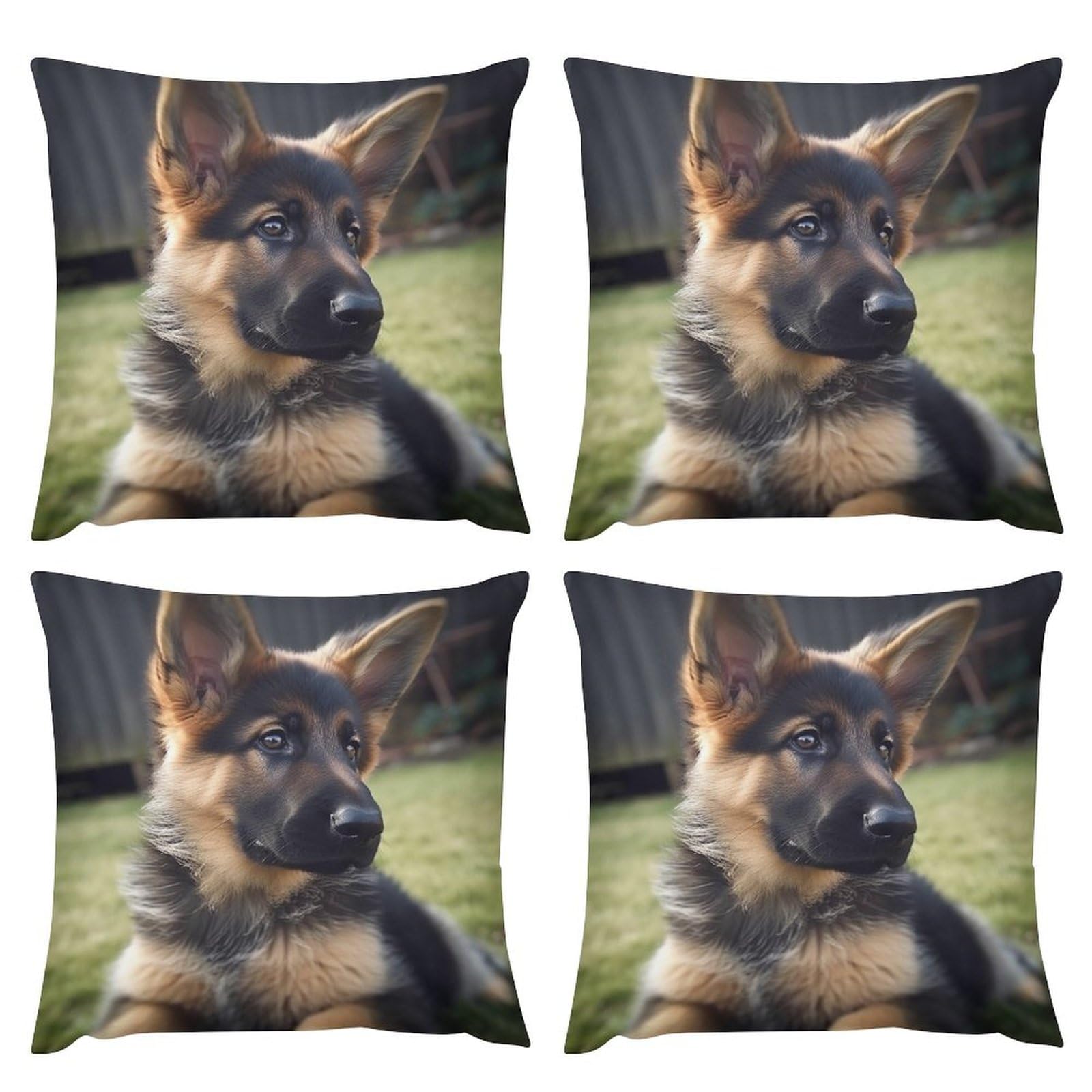 Housse de coussin berger allemand pour apporter tendresse et douceur à votre foyer