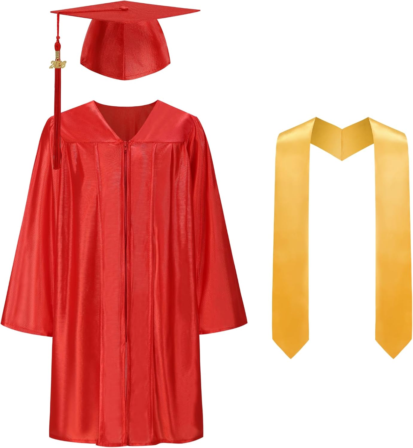 Kindergarten Graduation Cap and Gown with 2026 2027 Tassel Preschool Kids Graduation Gowns Child Ceremony Party Gift