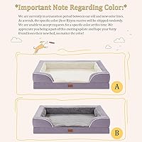 Vista 260 de Comfort Expression - Cama ortopédica para perros extragrandes, 53 x 42 pulgadas, cama impermeable y de apoyo de espuma con cojines removibles