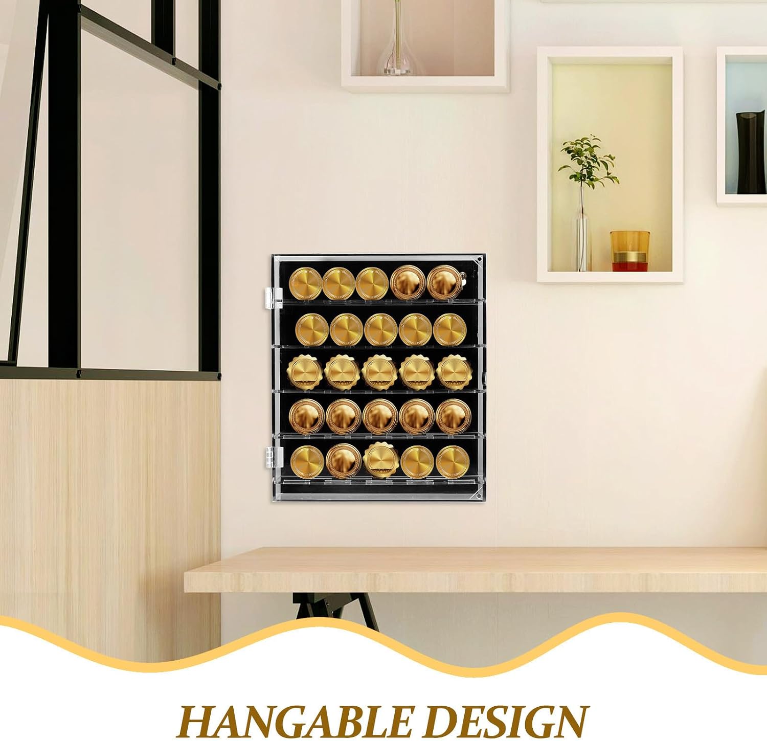 Coin Storage Case, Plastic Coin Holder for Display and Storage image 3