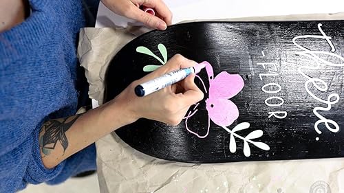 Miniatura 10 de Paint-It - Juego de 320 rotuladores acrílicos (punta redonda de 0.157 in, alta cobertura, color brillante, para casi todas las superficies) 6 piezas