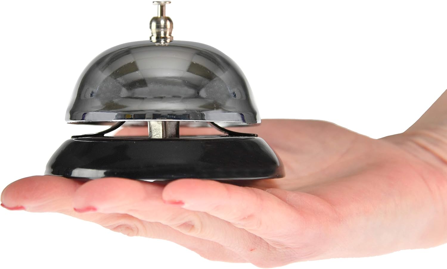 HOME-X Stainless Steel Service Bell for Reception Desk, Games, and Dog Training : Office Products