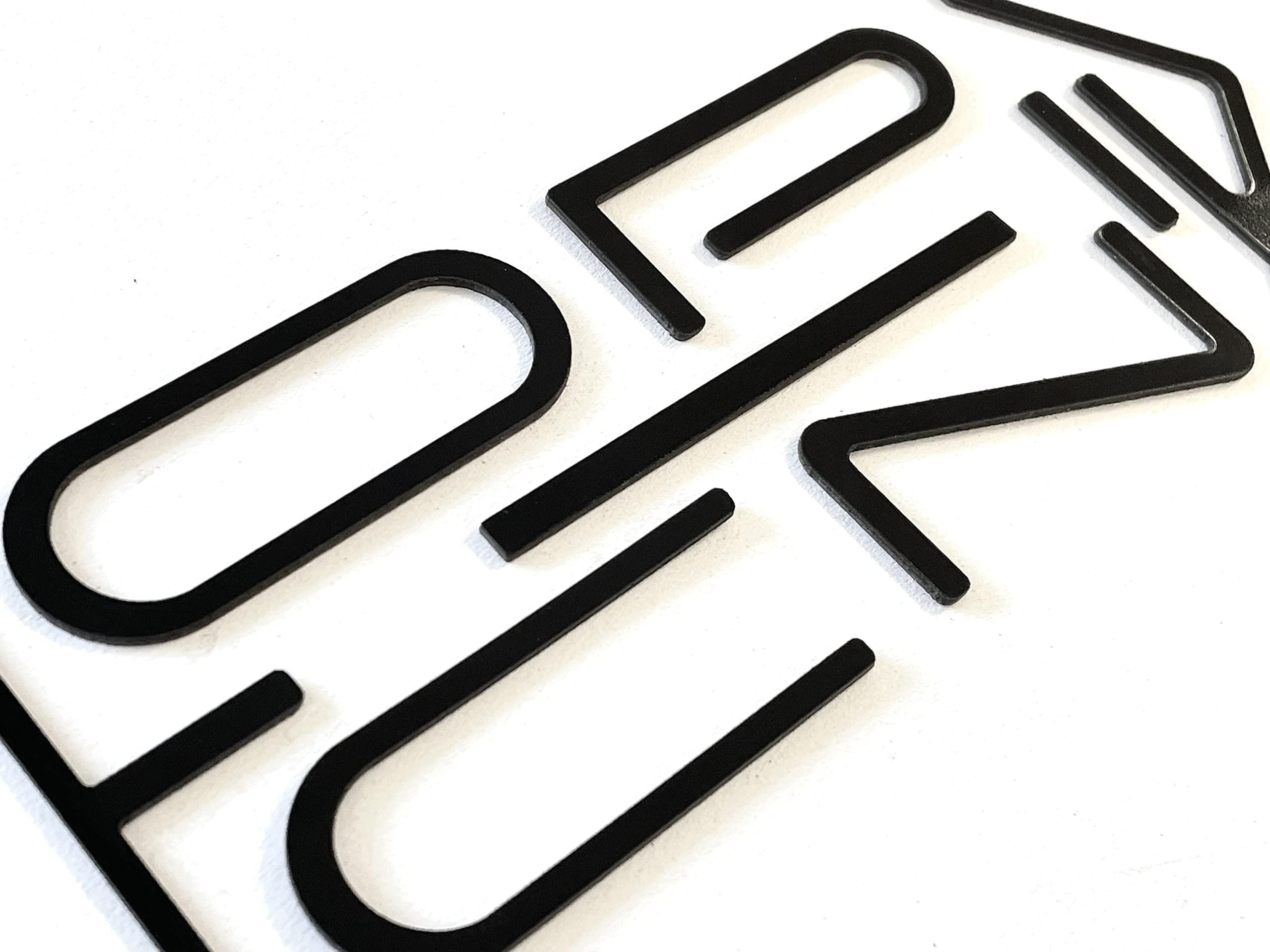 Glossy Black Tailgate ABS Plastic Letters for Pontiac Firebird/Trans AM 1993-2002 Rear Inserts Not Decals