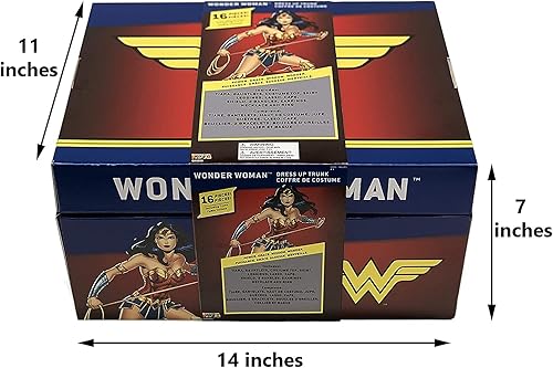 Miniatura 3 de Rubies Disfraz de Mujer Maravilla y traje de baño de superhéroe para niñas, juego de roles para fiestas temáticas y Halloween, talla S