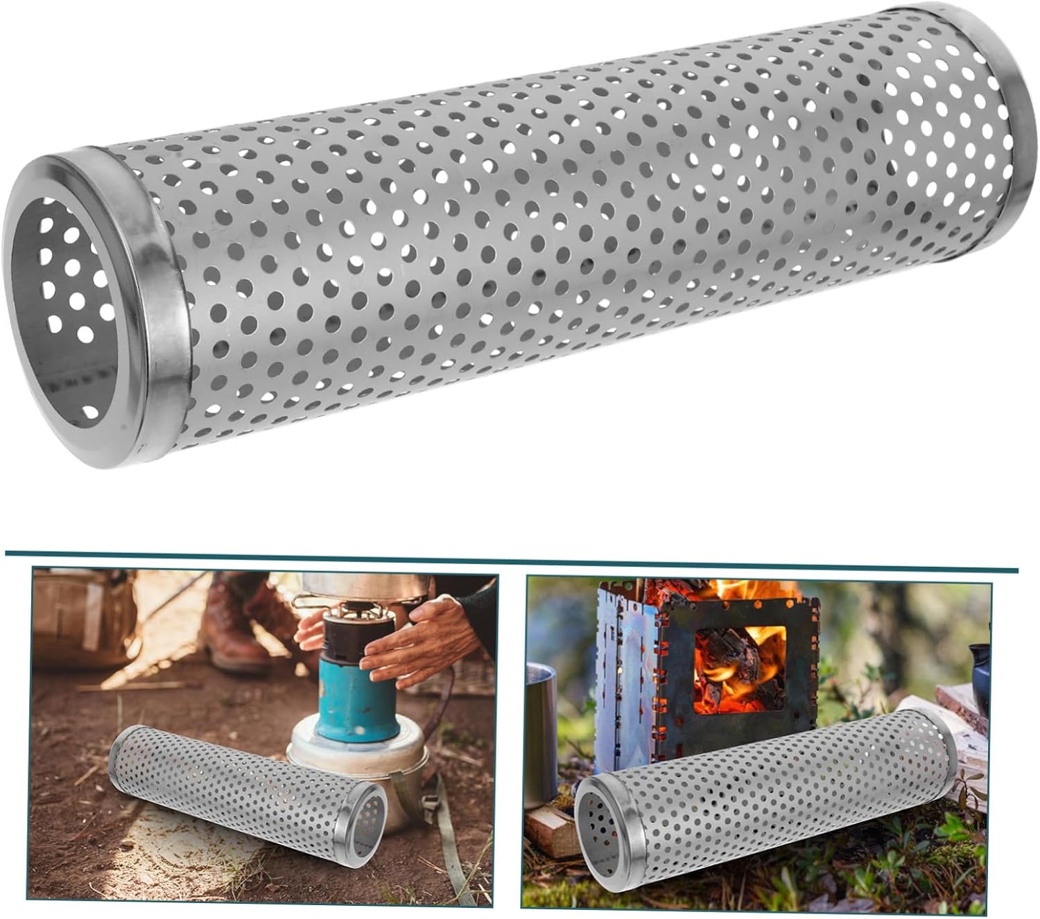 Tent Stove Pipe Heat Shield Protector 60mm Chimney Cover for Outdoor Heating Chimney Pipe Heat Safety Cover Sturdy Insulation Guard for Camping Stoves