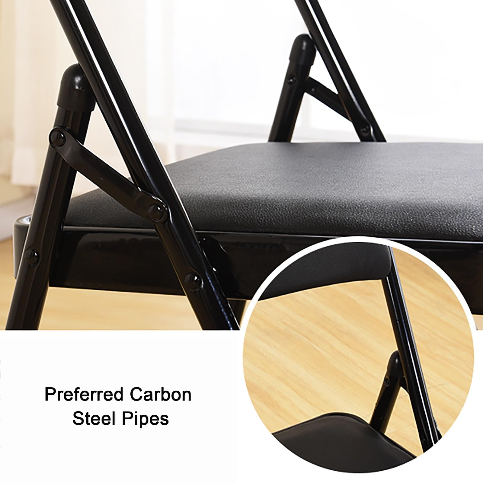 Amazon.com: zxhrybh Folding Chair, Upholstered Foldable Chair