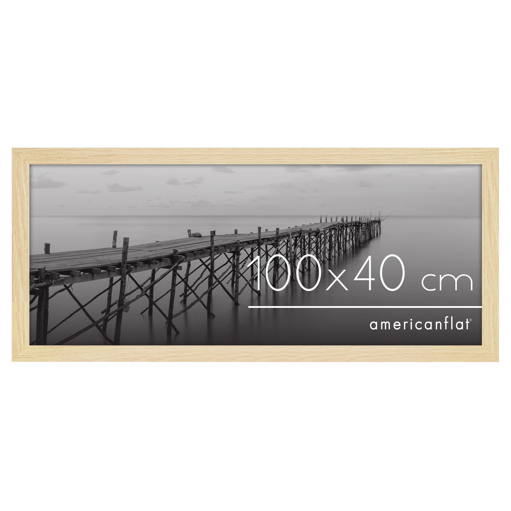 Cornice Americanflat 12x12 con plexiglass lucido - Set da 5
