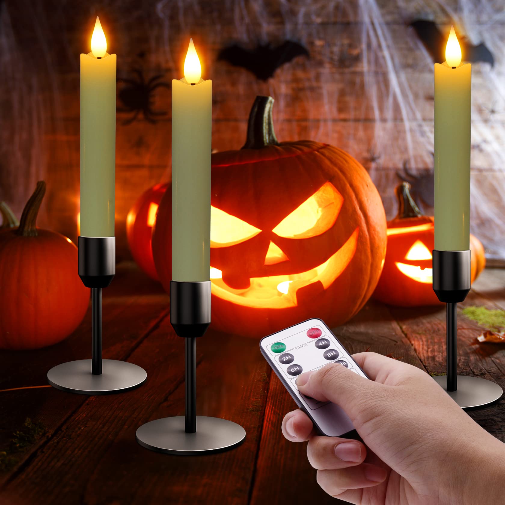 Ymenow Led-theelichtjes Met Timer – 12 Stuks, Rood, Vlamloos, Flikkerend, Met Ingebouwde CR2032 Batterij, 6 Uur Aan/18 Uur Uit Cyclus, Ideaal Voor Bruiloften, Kerst En Halloween