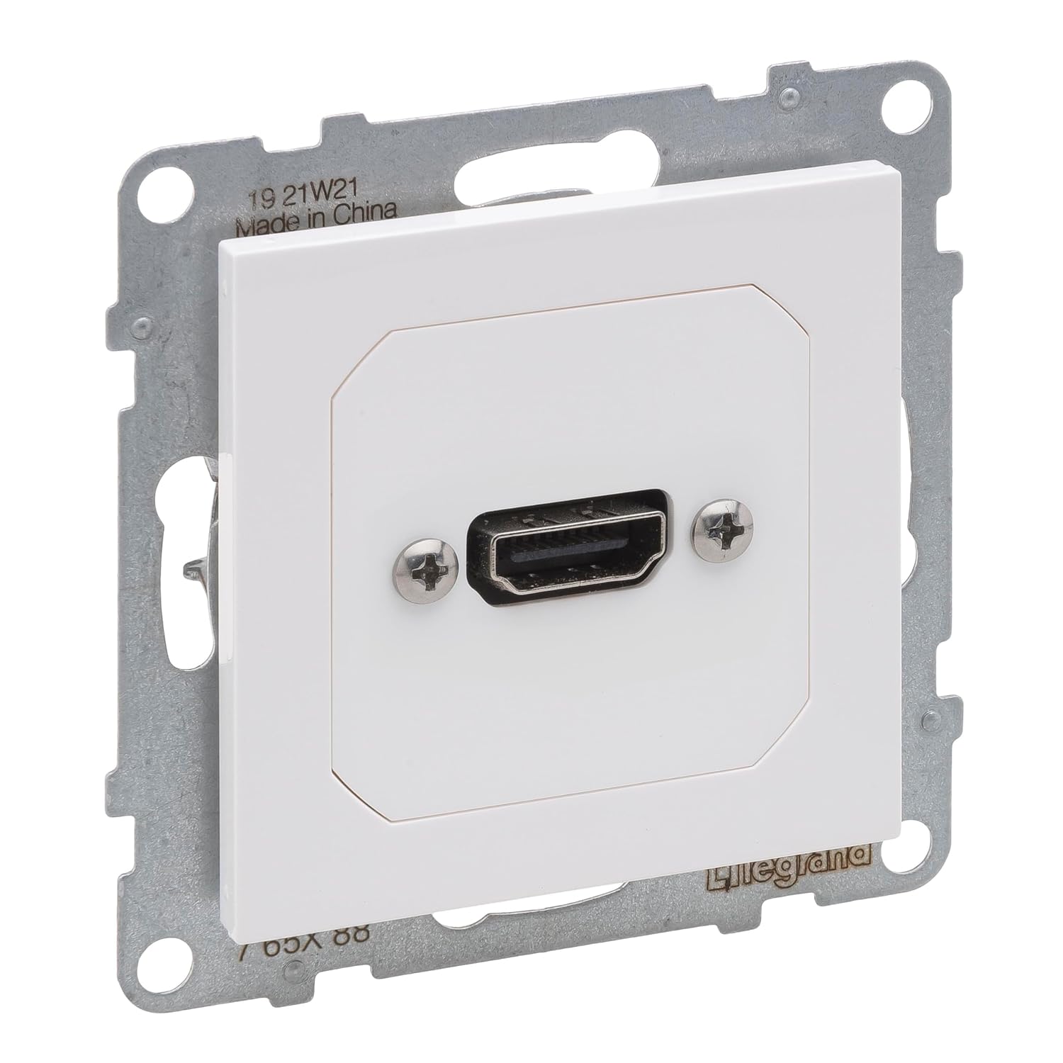 LEGRAND, SEANO HDMI 1.3 соединительный блок с предварительно подключенными кабелями, вставка с крышкой, кабель 15 см, цвет: ультра