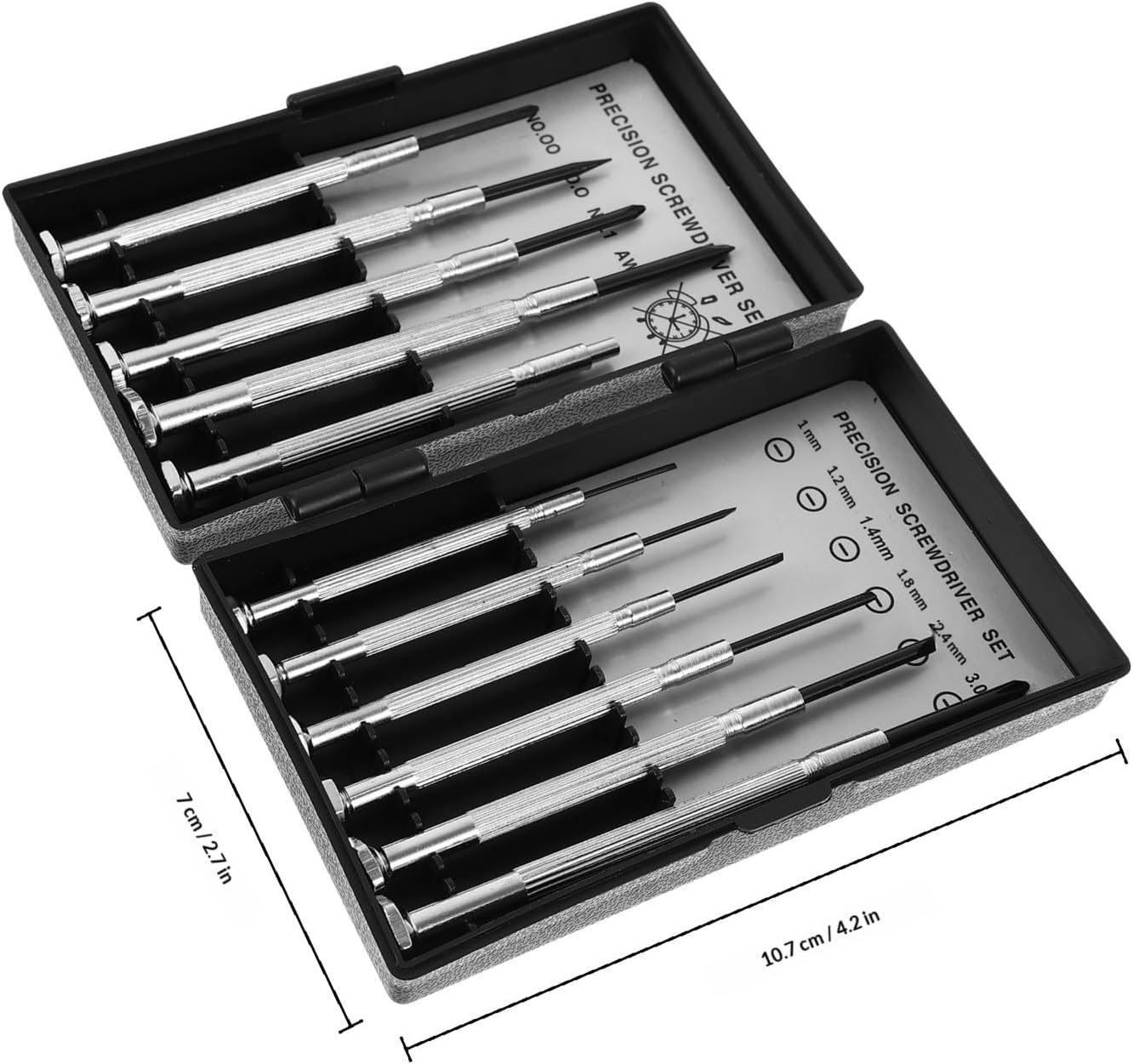 Mini Precision Screwdriver Repair Kit for Electronic Devices, Silver image 2