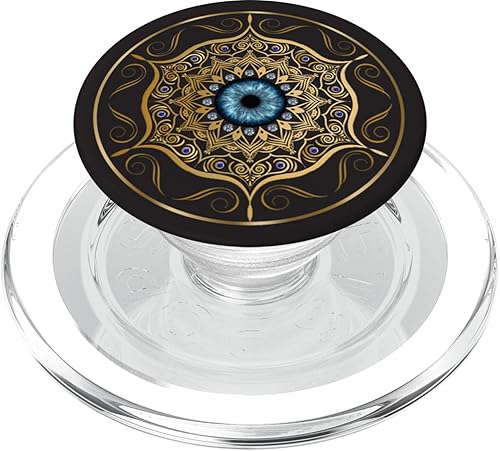 Miniatura 7 de Mal Eye Mandala Protección contra la mala suerte Buena Suerte Charm PopSockets PopGrip: Agarre intercambiable para teléfonos y tabletas