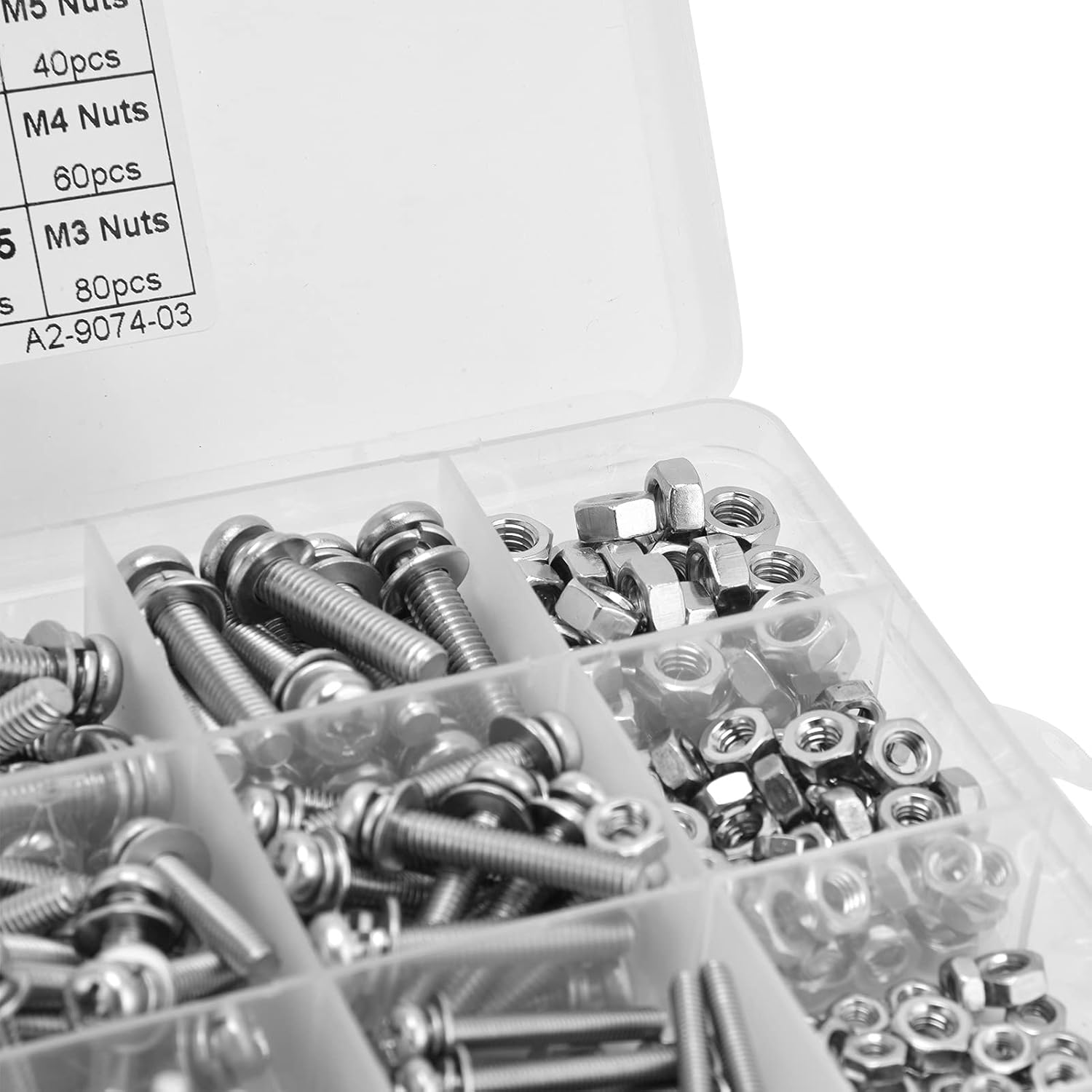 360Pcs Cross Pan Head Screw Metal with Washer Set Kit Assortment for Lock Lamp Toy