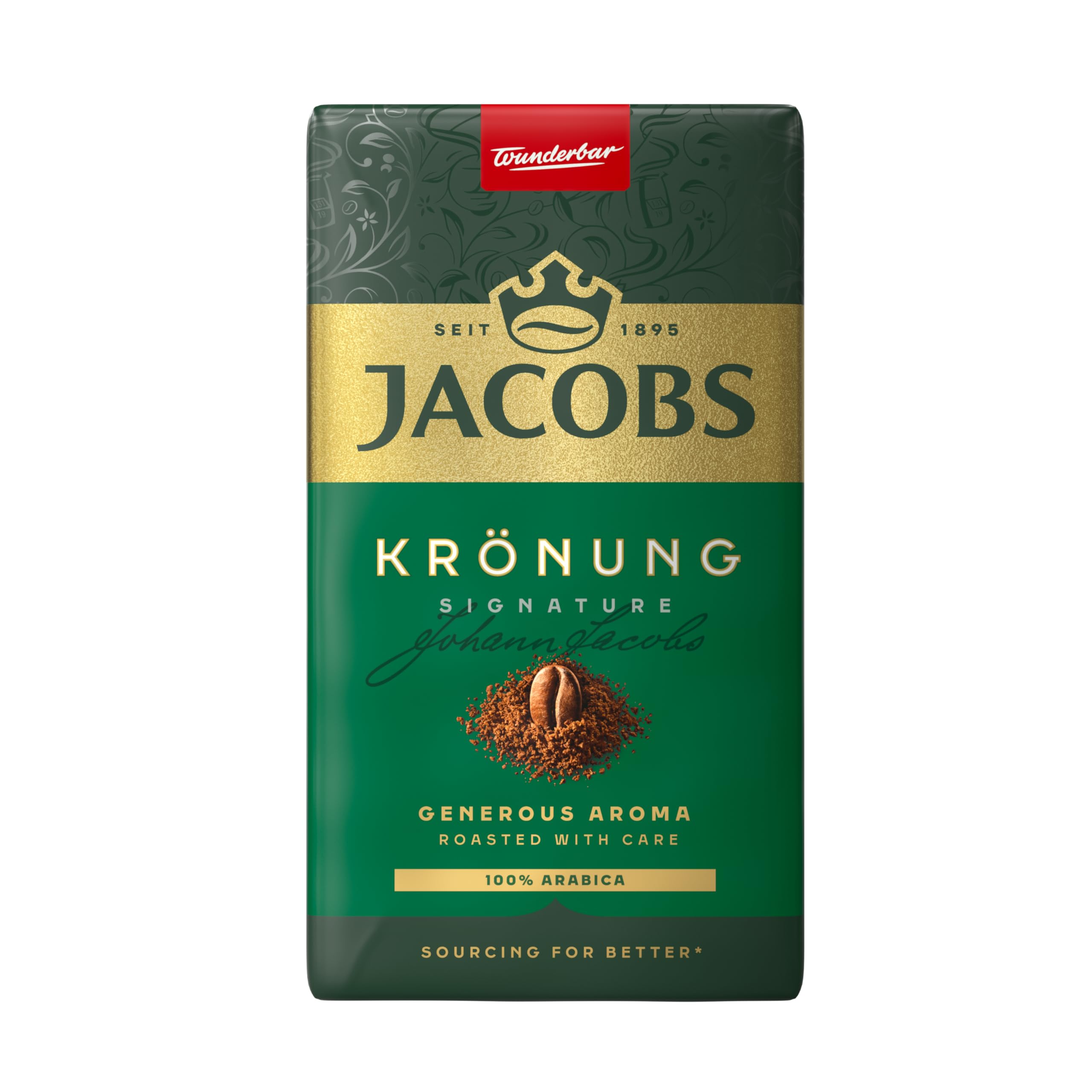 Jacobs - Mezcla de café molido Kronung – 12 paquetes de 250 g (total 3 kg)