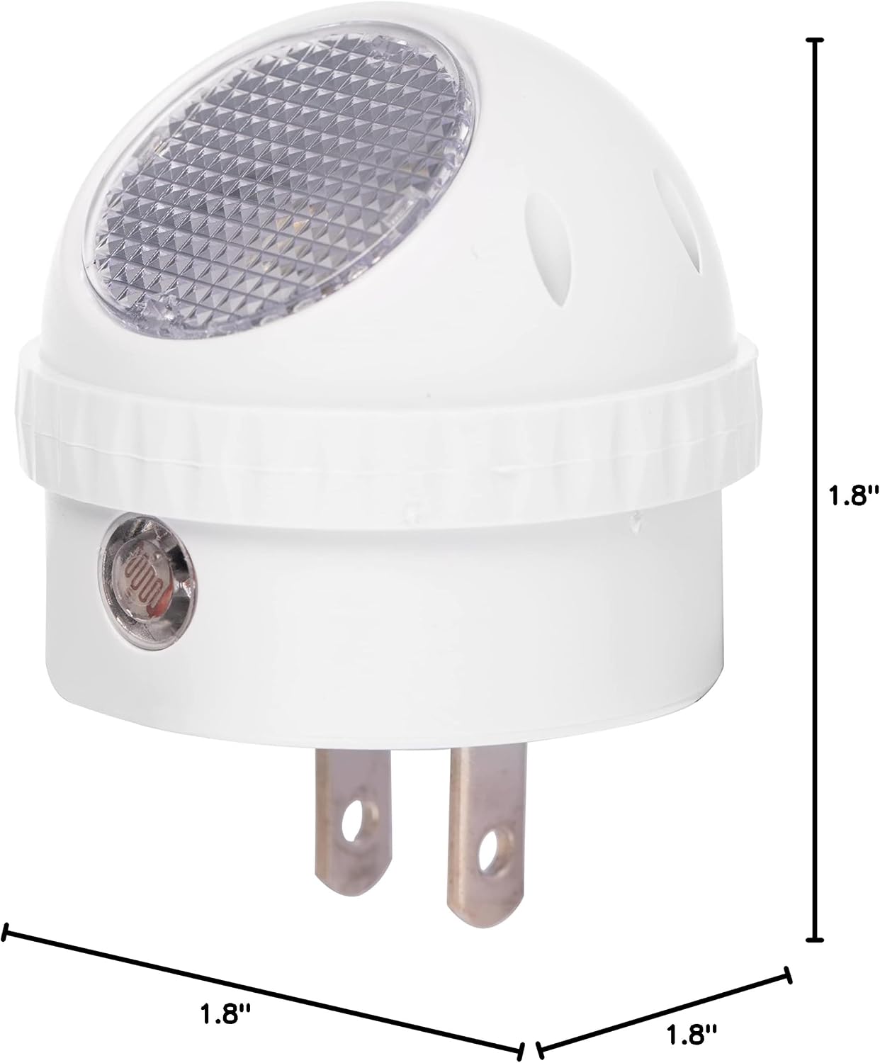 Projectpak Plug in Night Light with Cool White LED, 360° Rotation and Dusk to Dawn Sensor for Kids Bedroom, Hallway, Stairs, Bathroom | 4 Pack image 5