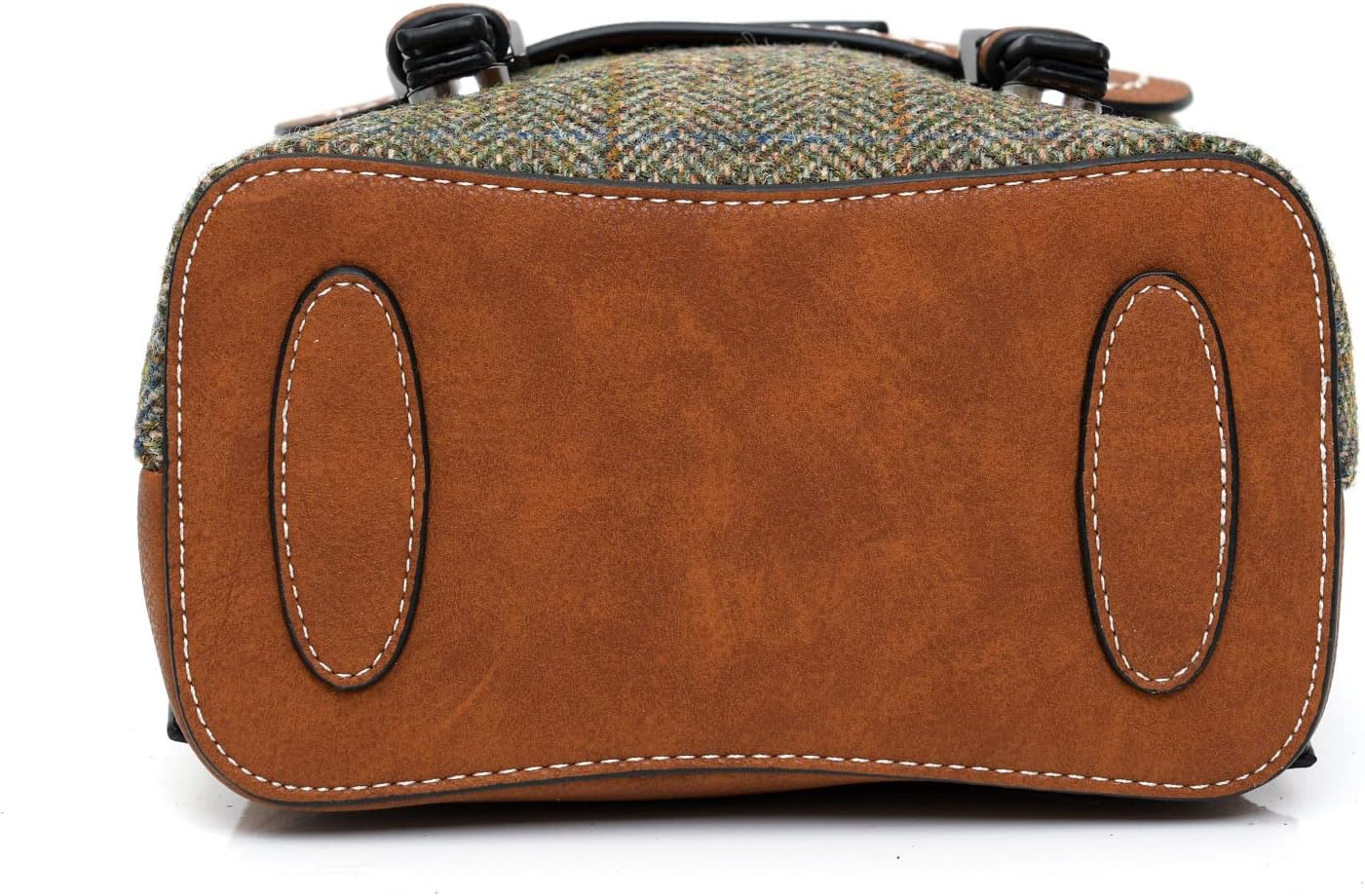 Harris tweed The Mini Jura Backpack, Chestnut Herringbone, Mini